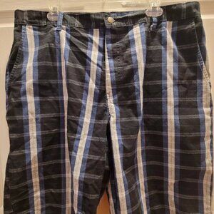 Men's Genuine Dickies plaid bermuda shorts, size 38